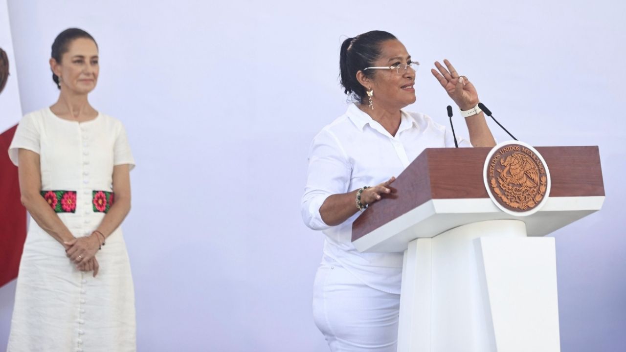 Abelina López agradece el apoyo brindado por la presidenta Claudia Sheinbaum