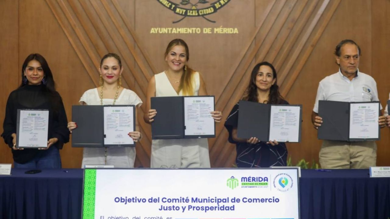 Mérida es la primera en México en recibir el distintivo “Ciudad por el Comercio Justo”