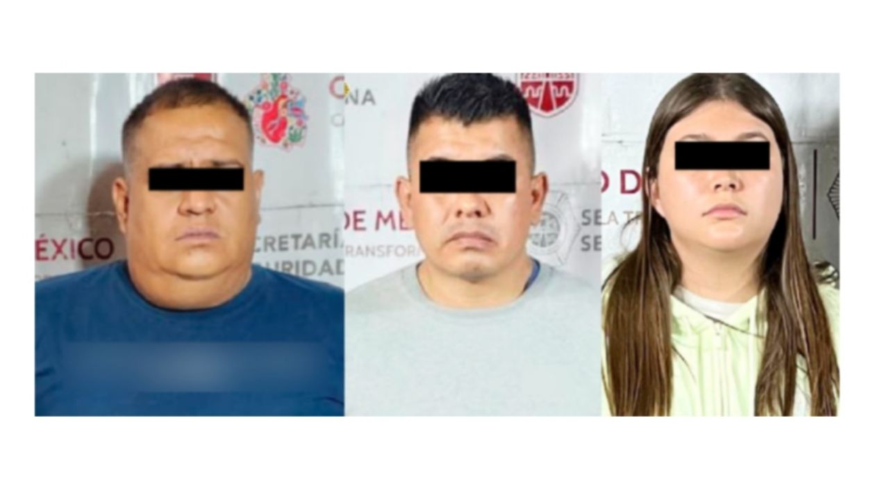 Detienen a 3 personas, aseguran 900 dosis de droga y armas en la alcaldía Iztacalco
