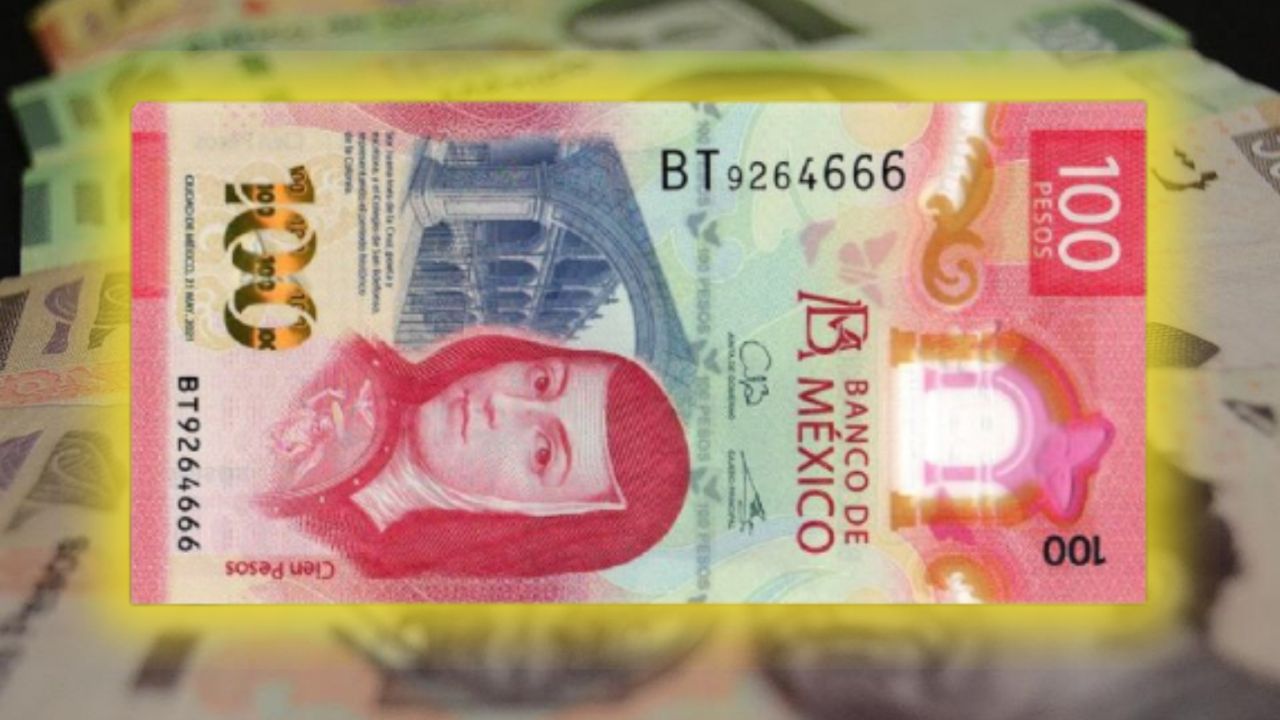 Entregan más de 1 millón de pesos a quien posea este atípico billete de 100 pesos