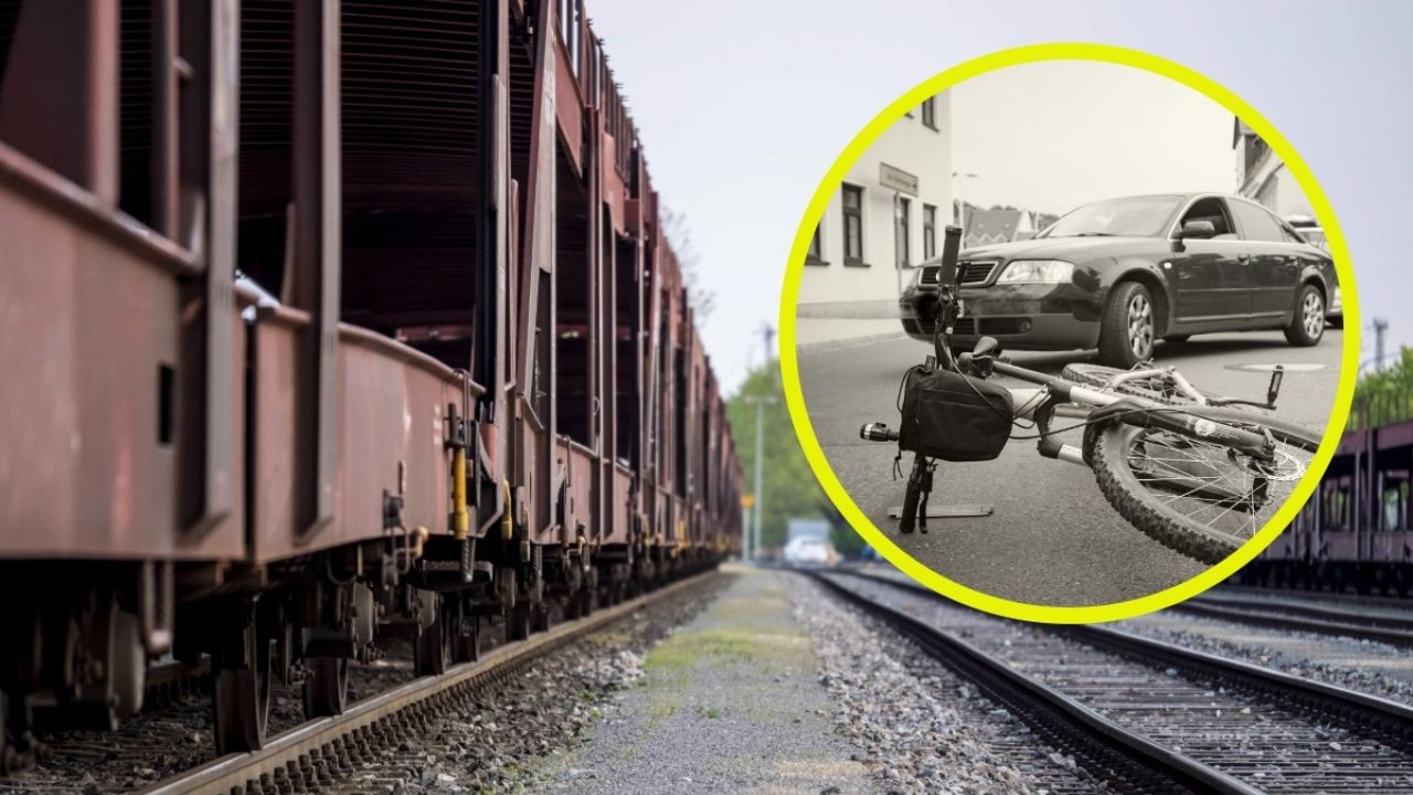 Abuelito en bicicleta muere al ser arrollado por el tren en León, Guanajuato